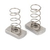 TA-VIGOR 5Pcs M10 304 Stainless Steel Long Spring Channel Nuts,