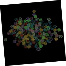 Healvian 200pcs Nail Art Charms Camellia Rose Flower Charms for DIY Nails Accessories