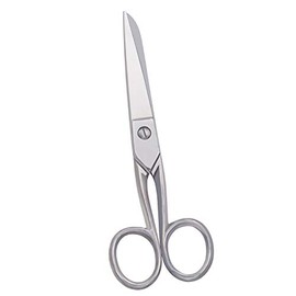 Yutoner Silver Scissors Tailor Fabric Sewing Paper Cutting Shears Stainless Steel Cutter Heavy Duty Leather Art Craft Office Scissors (6 Inch)