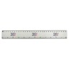 'God Bless America with Stars' 30cm (12 Inch) White Plastic