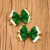 4 Pcs St. Patrick's Day Hair Clips Bow Hair Accessories