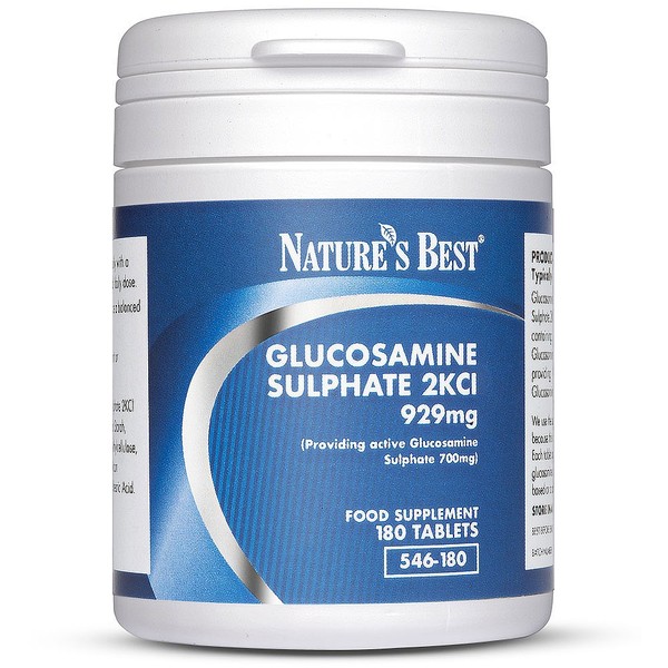 Natures Best Glucosamine Sulphate 2KCI with GlucosaGreen®, Full Strength Formula,