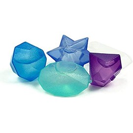 Legami Shine Bright Reusable Ice Cubes, Multi-Colour, Pack of 16