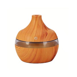 JAN005 Raumduft, Raumduft, Luftbefeuchter, LED, RGB, 300 ml, Helles Holz