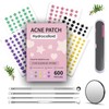 600pcs Pimple Patches Pueden Absorber Secreción Parches Acne Calcomanías Puntos