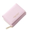 REJOSH Women's Mini Trifold Wallet, Coin & Card Bill Holder,