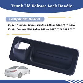 Getfarway 81260-B10104X Trunk Lid Release Lock Handle Switch Compatible with Hyundai Genesis 2014-2016 Genesis G80 2017-2020 Sedan 4-Door Replace 81260B10104X
