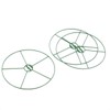 Set of 3 (round, plastic) in green, diameter: 40 cm,