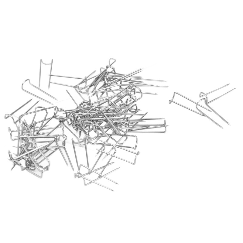 200Pcs Fork Pins U Shaped Stainless Steel Sturdy Durable Wide