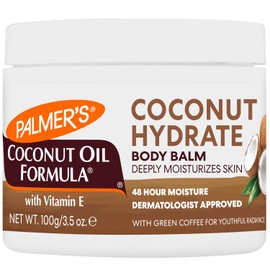 Palmer's Coconut Oil Formula, Bálsamo Corporal Humectante - Concentrado Sólido con Aceite de Coco y Vitamina E, Dermatológicamente Probado, 100g