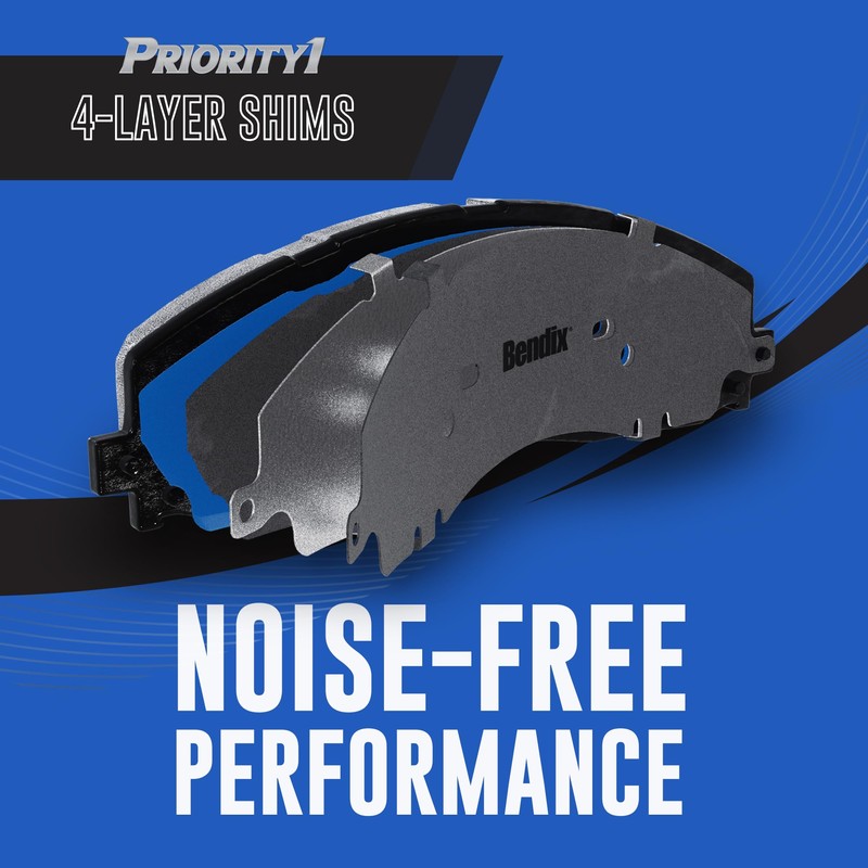 Bendix Priority1 CFC2178 Ceramic Front Brake Pads for Mitsubishi Eclipse