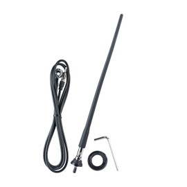 Superbat Marine Boat Radio Antenna Rubber Duck Flexible Mast FM AM Stereo Waterproof Antenna for Boat Car RV Motorhome ATV UTV Tractor Motorcycle Yacht