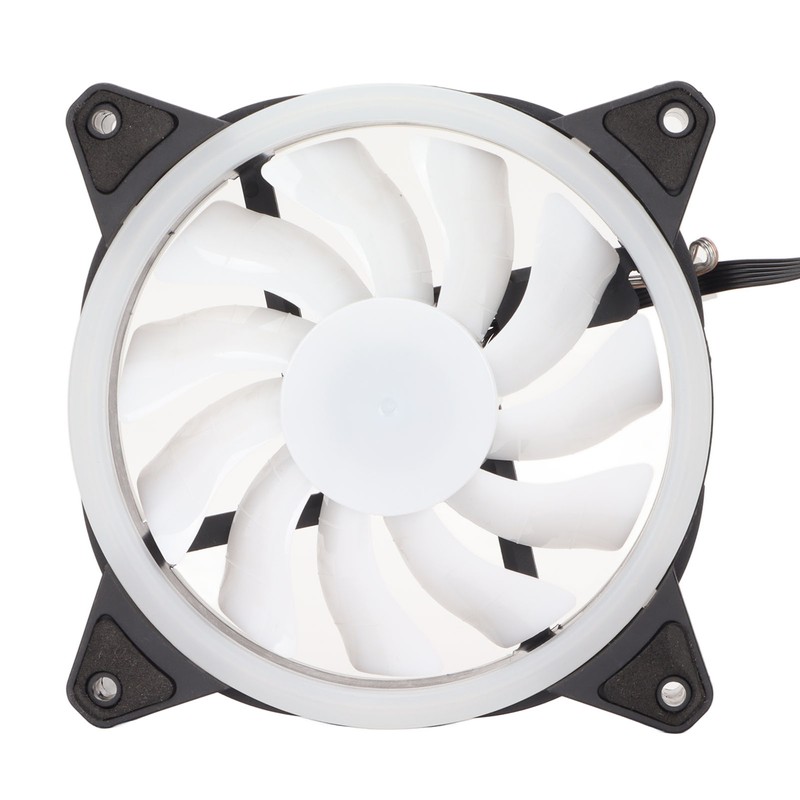 CPU Fan 11 Blades RGB Colorful Enhanced Frame Design Shockproof