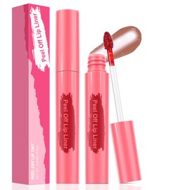 Ursoulney Lip Stain - Peel Off Lip Stain, Long Lasting Lip Liner with Matte Finish, Waterproof, Transfer-proof, Highly Pigmented Color (#02 Nude, 1 PCS)