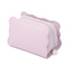 Francfranc Wave Shape Pouch, Large, Light Purple, Makeup Pouch, Trinket