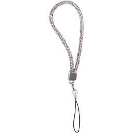 BWESOO Cellphone Chain Fashion Wrist Chain Rhinestone Mobile Phone Strap Pendant Short Charm Cell Phone Charms Anti-Lost Lanyard