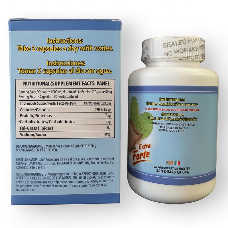 Wereke & Nopal Capsules – 60 Count (1000 mg Each)