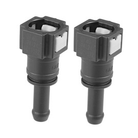 X AUTOHAUX 2pcs Fuel Hose Quick Connect Straight for 5/16 to 5/16 Rubber Tubing
