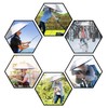 NEW-Vi Fishing Umbrella Hat Folding Sun Rain Cap Adjustable Multifunction