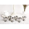 Egg Cup Tray Stainless Steel Soft Boiled Egg Cups Holder