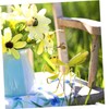 Gatuida 3 Pcs Mantis Shape Iron Garden Ornament Vivid Hanging