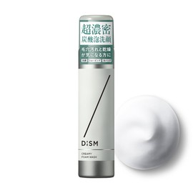 DISM Creamy Foam Wash, Men's, Women's, Facial Cleansing Foam, Unisex, 4.2 oz (120 g) (Approx. 2 Months Supply)