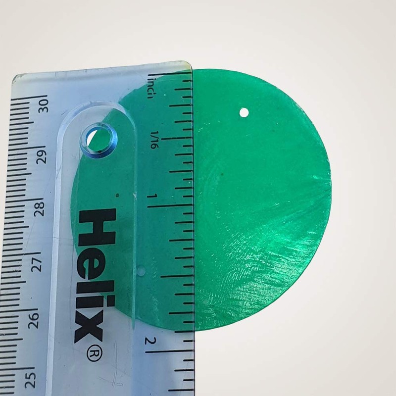 VIE Naturals Capiz Shell Discs with 2 holes - 45