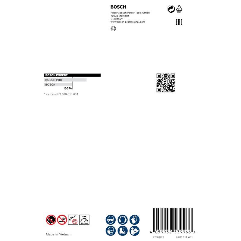 Bosch 1 x Expert MultiMaterial Diamond Cutting Discs (for Concrete,