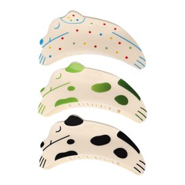 3 Pieces Cartoon Puppy Hair Clips, Cute Hair Clips, Creative Hair Clips, Decorative Hair Clips, Plastic Hair Clips, Hairstyle Accessories