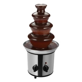 4-Tier Chocolate Fountain Machine, Electric Melting Chocolate Fondue Fountain, 4-Pound Capacity Chocolate Fountain Tool for Desserts Celebrations Home Use