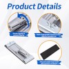 No-flip Pole Sander Head for Hicarer Drywall Featuring Quick Release