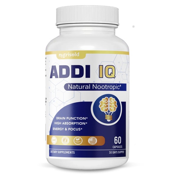 Nutrisold Focus & Memory Brain Booster | Nootropic for Clarity,