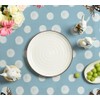 Artoid Mode Blue Polka Dots Rabbit Easter Eggs Easter Tablecloth,