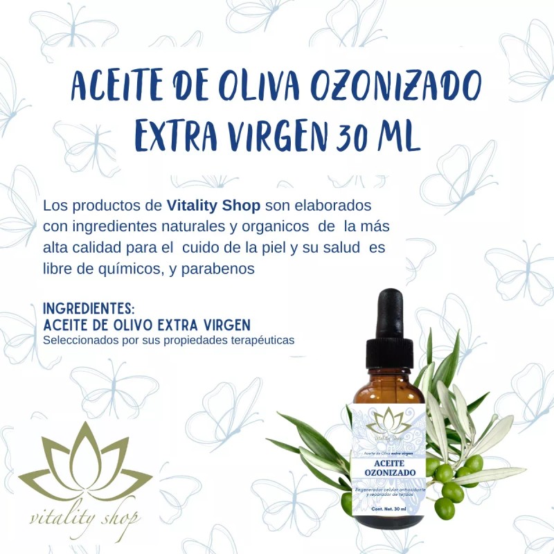 Vitality Shop Aceite Ozonizado Antioxidante Regenerador Elimina Manchas