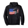 Proud German Shorthaired Pointer American Flag patriotic dog Pullover Hoodie