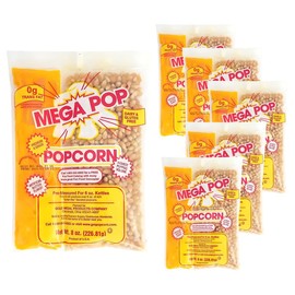 Concession Essentials 8oz Popcorn Portion Packs- (Box of 6 Portion Packs)