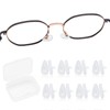 Air Chamber Eyeglass Nose Pads with Soft Silicone – Screw-in