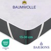 BARBONS Mattress Protector 180 x 200 - Waterproof Mattress Topper