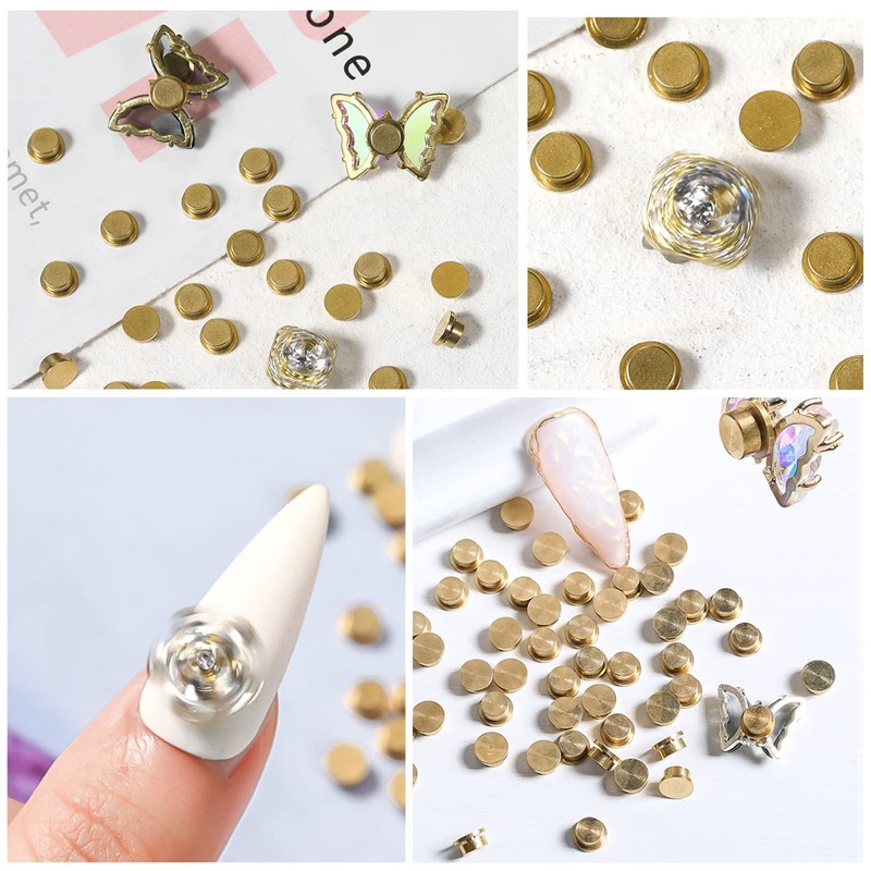 Nail Parts, Rotating Bearing, Nail Charm, Spin, Base, Rotating Tool,