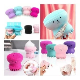 Pulpo Pulpito Cepillo Exfoliante Limpiador Facial 2pz