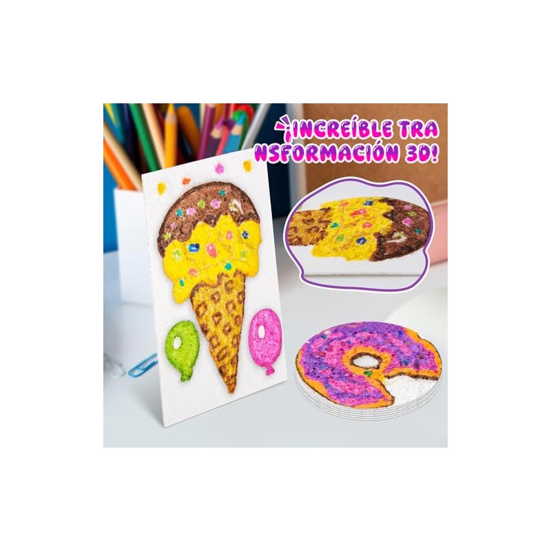DASKING - Kit De Pintura De Textura De Espuma Mágica