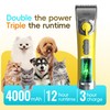 FOGOSP Cordless Dog Grooming Clippers 12H Runtime Replaceable Blade 3-Speed