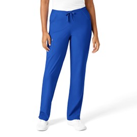 WonderWink W123 Women’s Drawstring Scrub Pant — Royal, Large