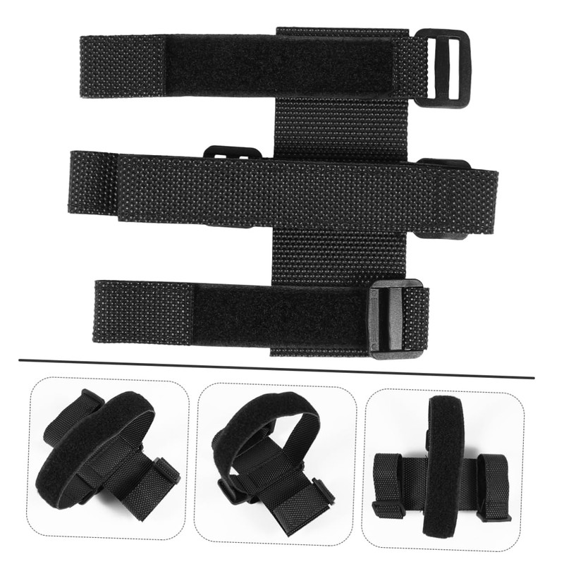 Kisangel 2 Pcs Bike Mount Speaker Holder Adjustable Straps Nylon