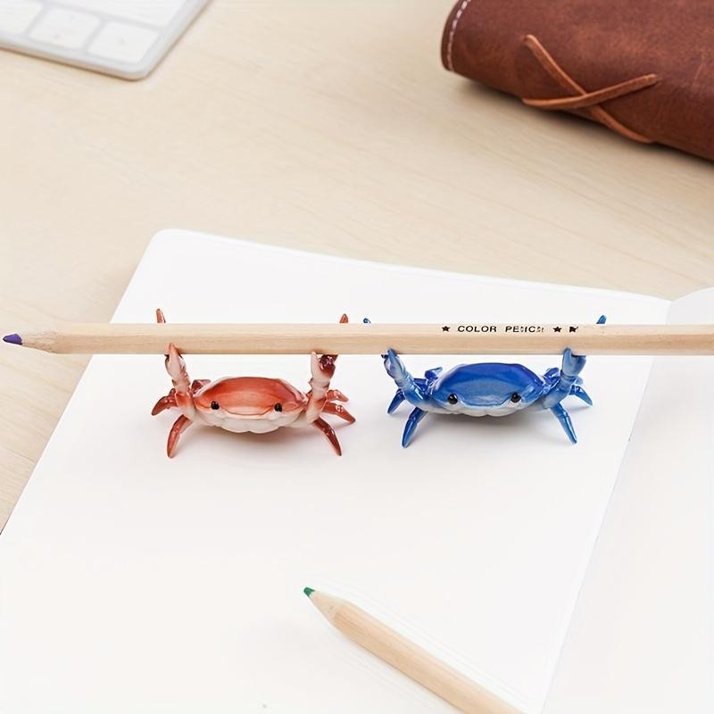 Creative Crab Shaped Pen Holder, 1 Count Unique Creative Crab