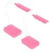 2 Sets LED Desk Lamp Pink Flexible Gooseneck Foldable Home