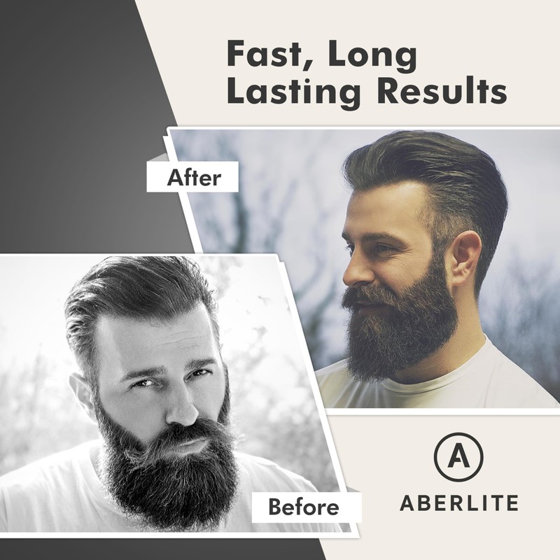 Aberlite EDC - Men's Professional Heated Beard Straightening Brush and