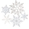 Martha Stewart Guirnalda, Snowflake, Multicolor, 1
