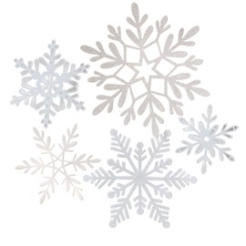 Martha Stewart Guirnalda, Snowflake, Multicolor, 1