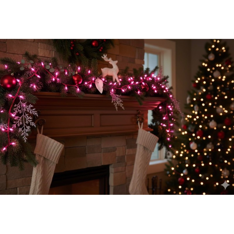 Brite Star 50-Count Greenapple Mini String Lights – 19.15 FT,